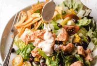 Southwest BBQ Chicken Salad with Grilled Corn and Avocado