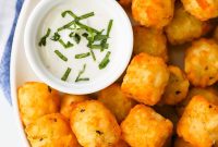Crispy Air Fryer Frozen Tater Tots in 15 Minutes
