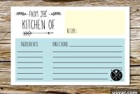 Download Free Printable Recipe Cards