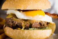 French Bistro Burgers with Gruyère and Dijon