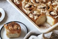 Banana Bread Cinnamon Rolls with Cream Cheese Glaze
