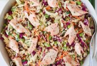 Smoked Trout and Edamame Salad with Lemon Dressing