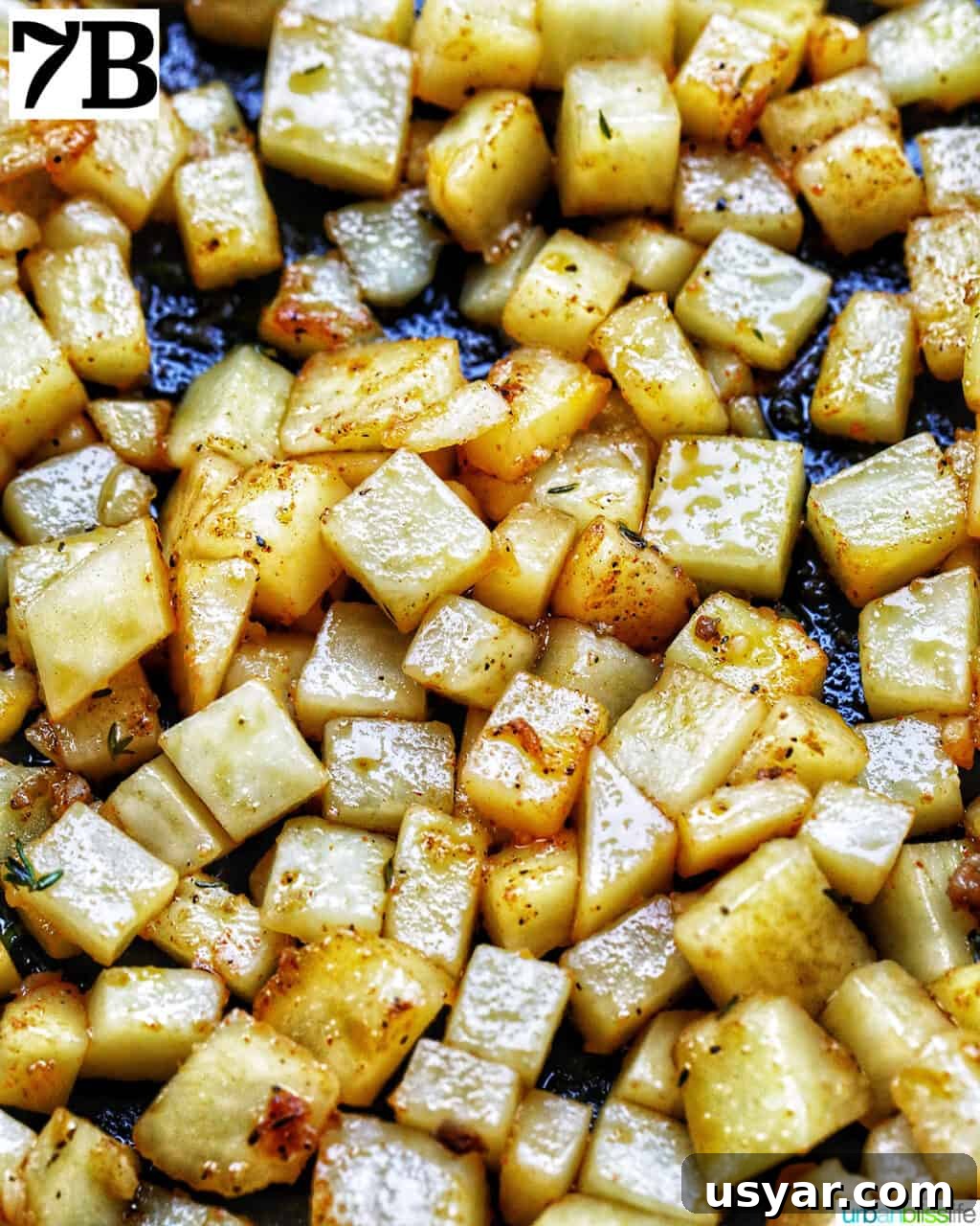 Breakfast Sausage and Potato Hash Recipe 16 Cooking potatoes until crisp