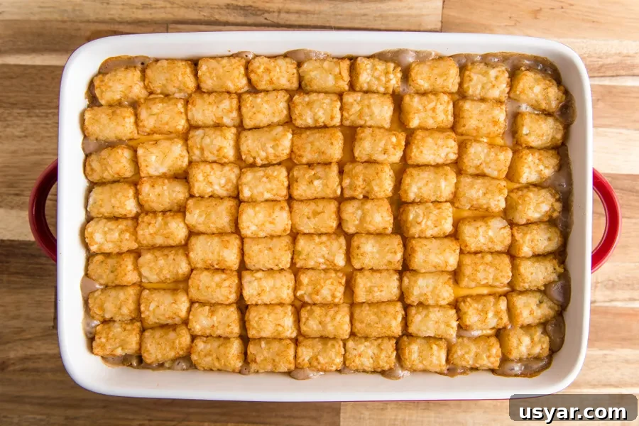 Tater Tot Hotdish Recipe Also Known as Tater Tot Casserole 4 casserole