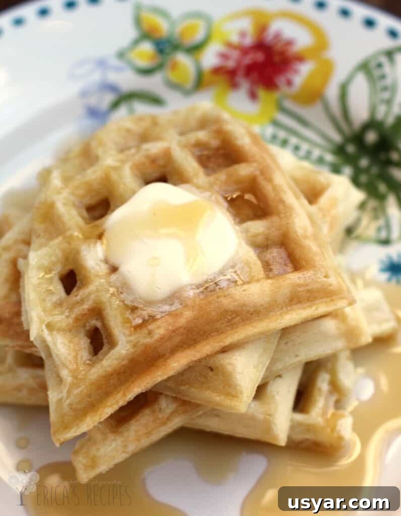 Sunday Morning Buttermilk Waffles