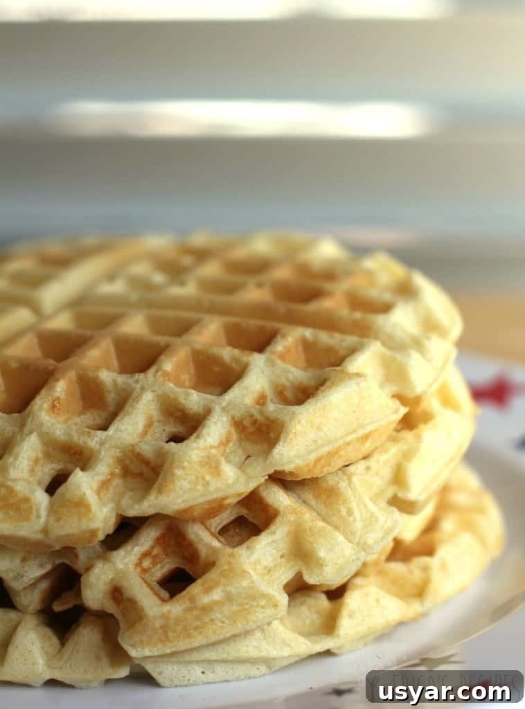 Sunday Morning Buttermilk Waffles
