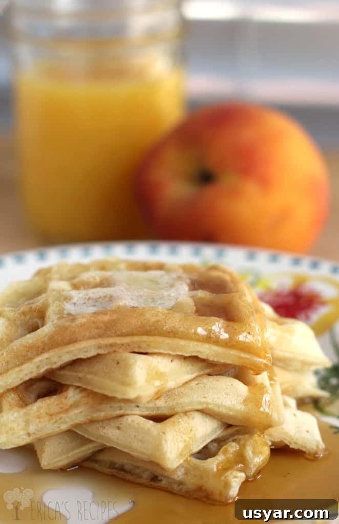 Sunday Morning Buttermilk Waffles