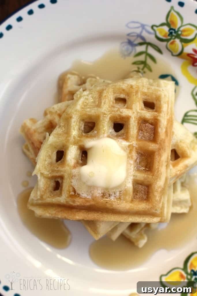 Sunday Morning Buttermilk Waffles