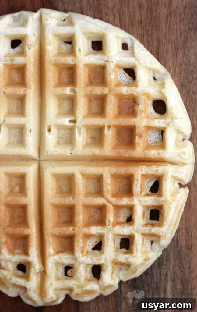 Sunday Morning Buttermilk Waffles