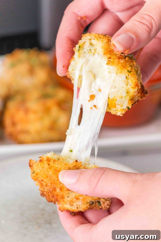 gluten free air fryer arancini