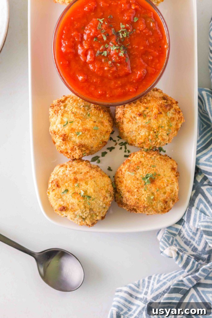 gluten free air fryer arancini