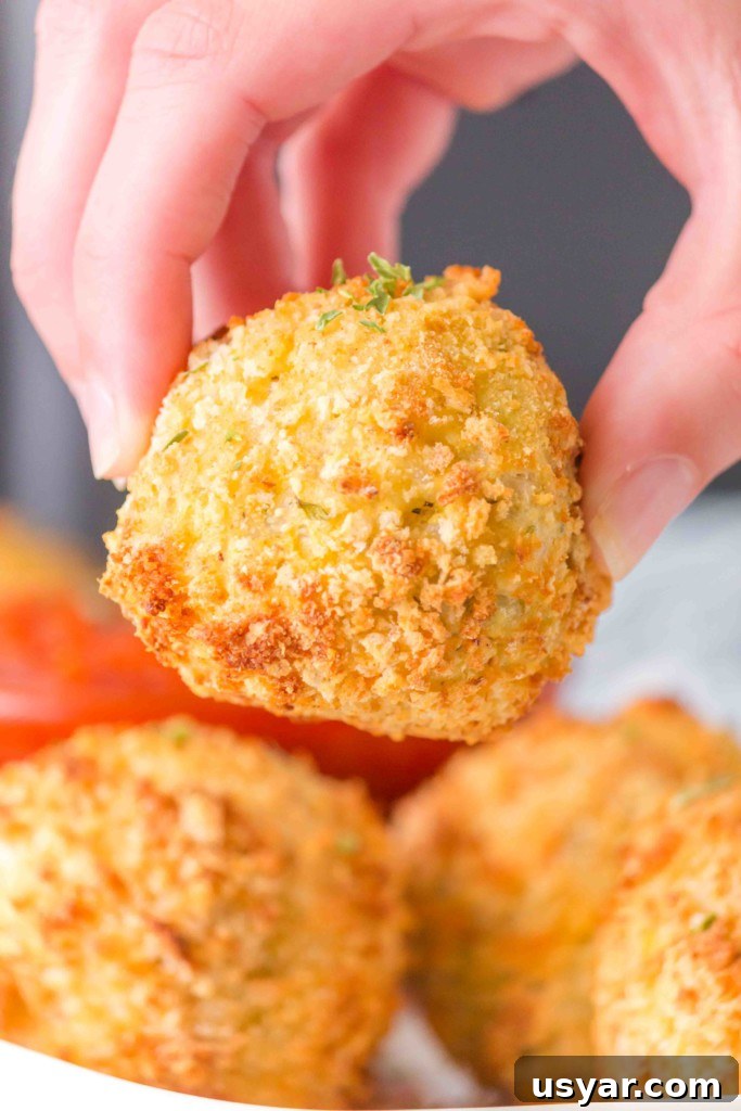 gluten free air fryer arancini
