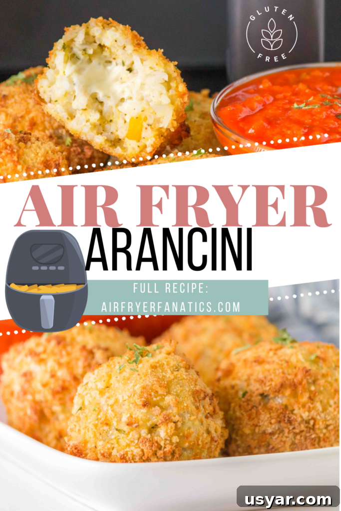 gluten free air fryer arancini