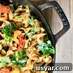 egg noodles with ground beef