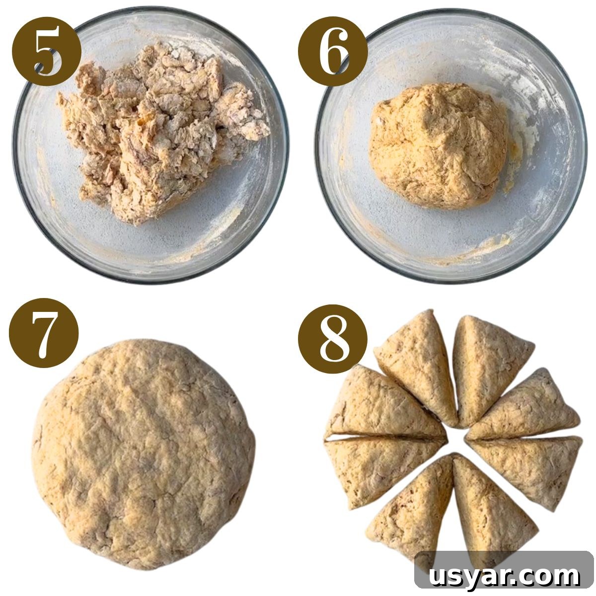 Homemade Pumpkin Bagels Recipe with Cinnamon and Nutmeg 5 Steps to make pumpkin bagels.