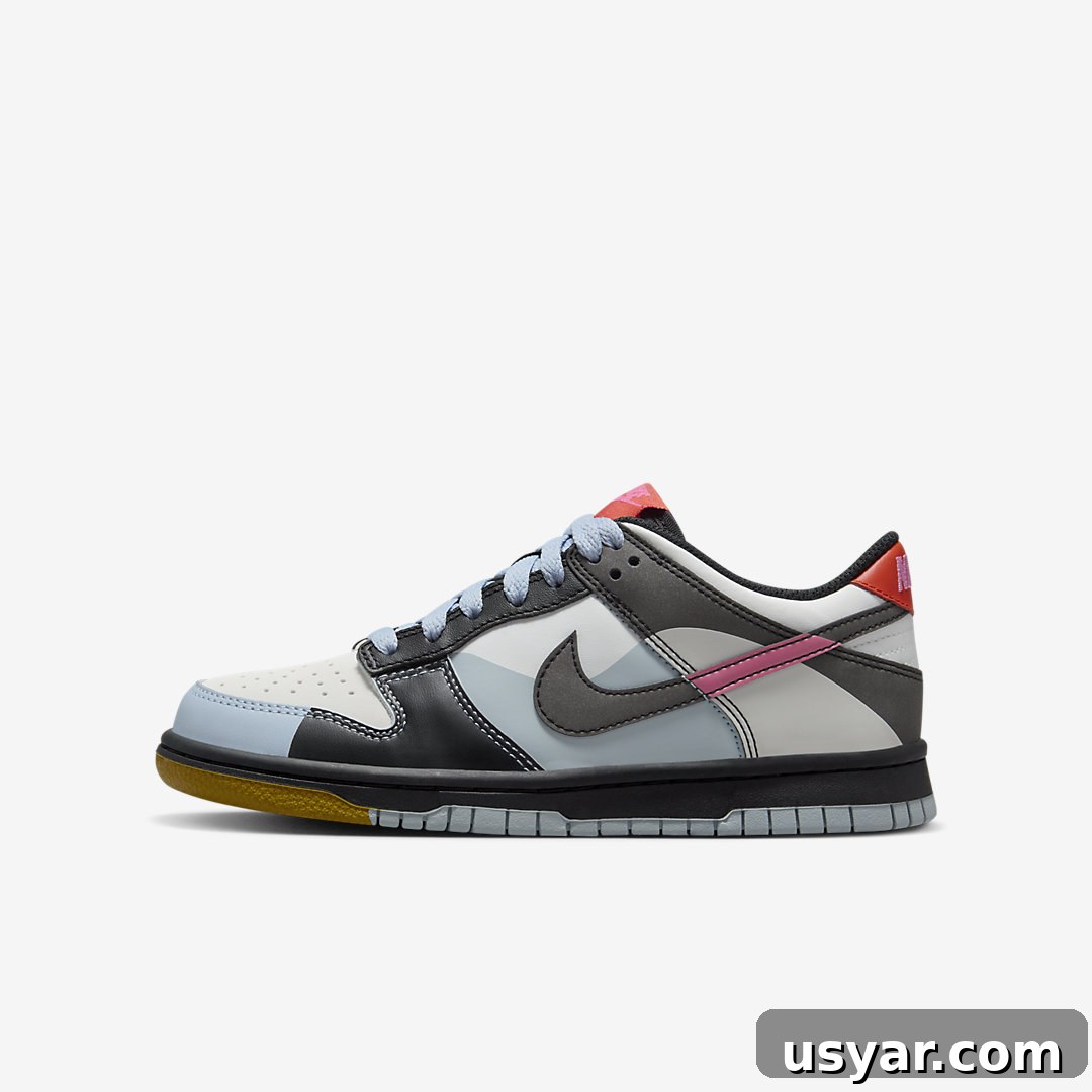 Nike Dunk Low GS Dance Pack for Kids: Release Date and Details 3 Nike Dunk Low GS FJ2686-100