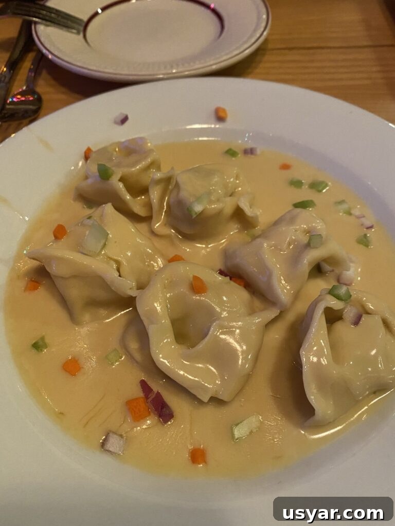 Chef Rene's at The Inn: Seasonal Cuisine in Eagle River, WI 11 A plate of lobster tortellini