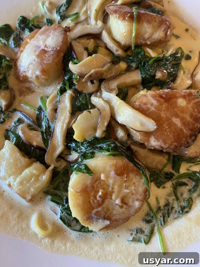 Chef Rene's at The Inn: Seasonal Cuisine in Eagle River, WI 15 Scallops pernod