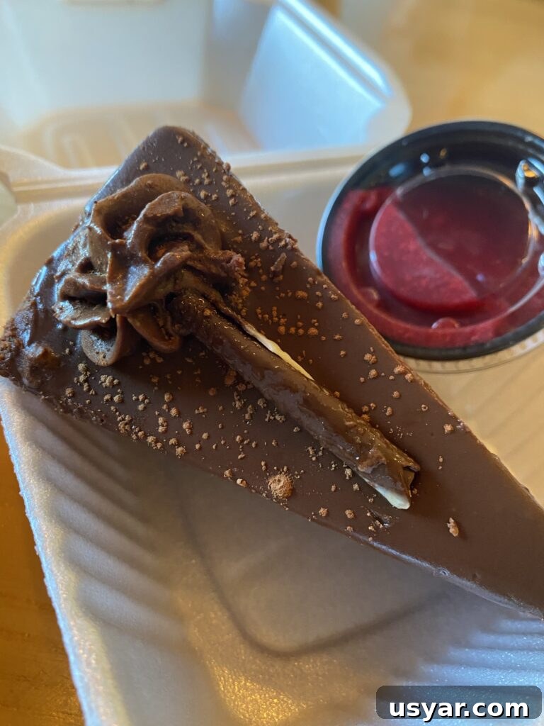 Chef Rene's at The Inn: Seasonal Cuisine in Eagle River, WI 19 Chocolate cake with a side of raspberry sauce