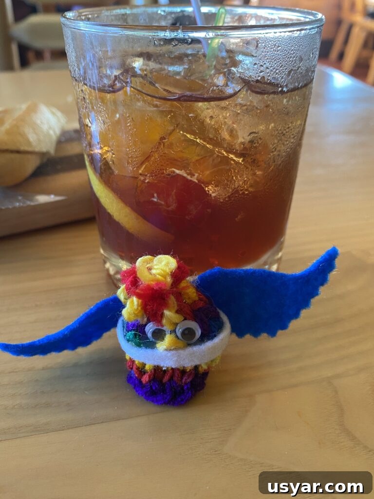 Chef Rene's at The Inn: Seasonal Cuisine in Eagle River, WI 5 A brandy old fashioned and a small bird finger puppet