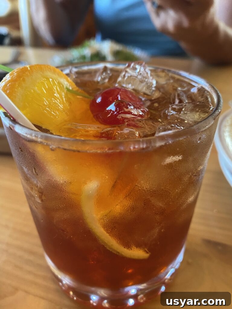 Chef Rene's at The Inn: Seasonal Cuisine in Eagle River, WI 7 A close up of a brandy old fashioned