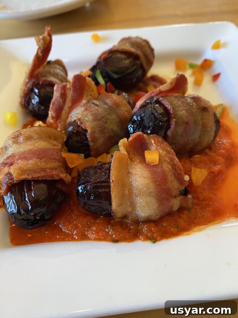 Chef Rene's at The Inn: Seasonal Cuisine in Eagle River, WI 9 Bacon wrapped dates