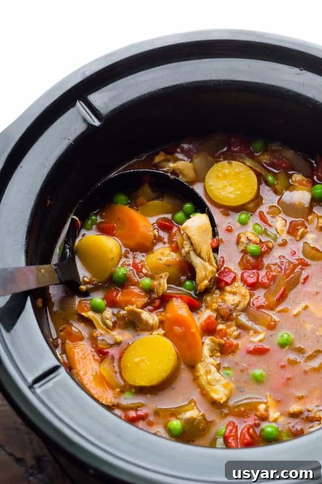9 Slow Cooker Recipes for Halloween Dinner 17 slow-cooker-spanish-chicken-stew-5
