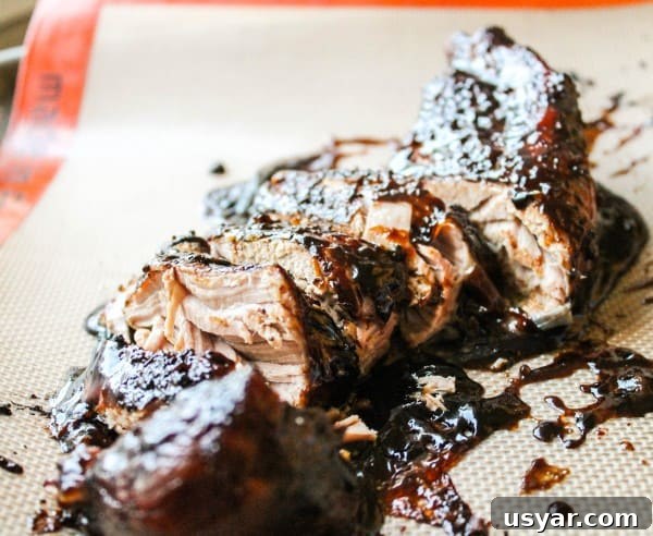 9 Slow Cooker Recipes for Halloween Dinner 10 Brown Sugar Balsamic Pork Tenderloin from TheFoodCharlatan.com