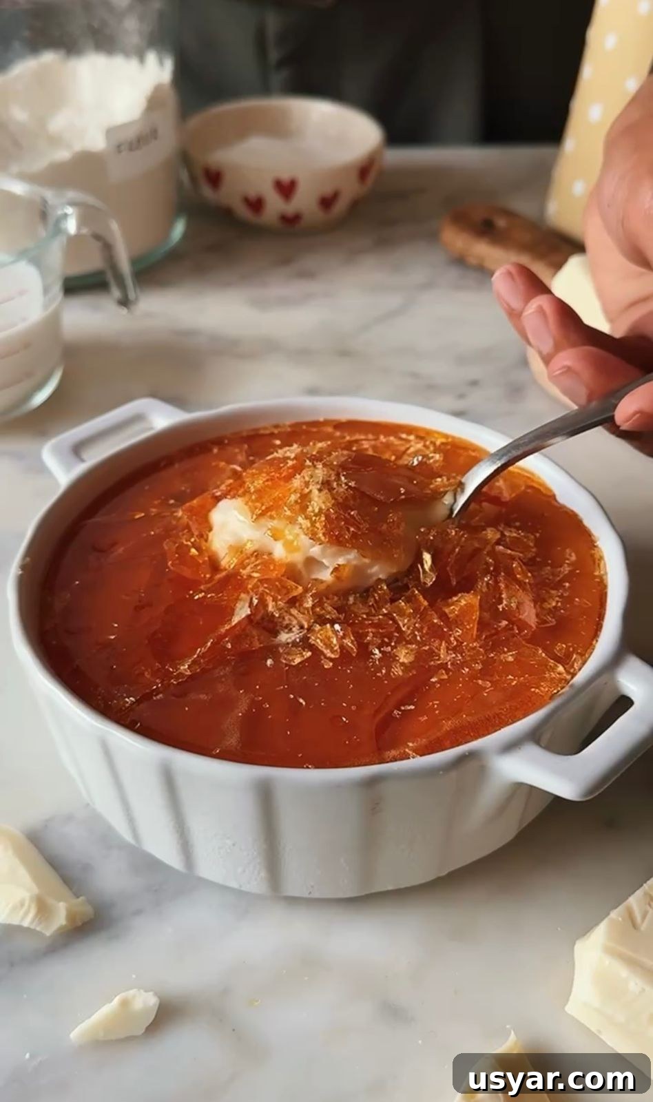 Silky Eggless Caramel Pudding Recipe 3 img 12942 2