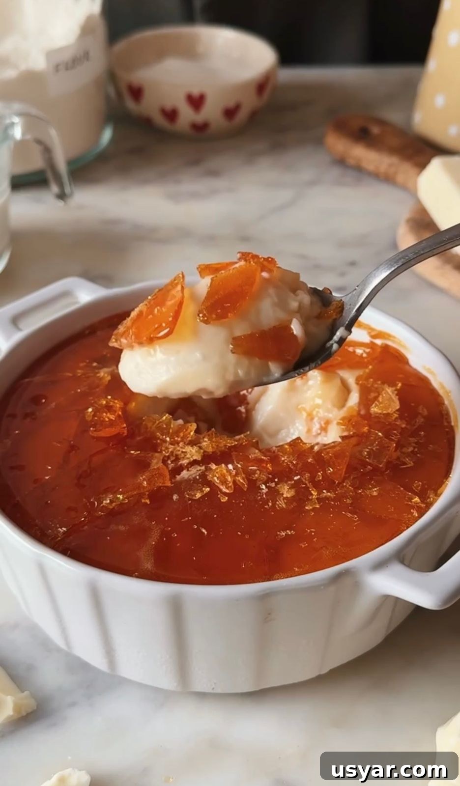 Silky Eggless Caramel Pudding Recipe 4 img 12942 3