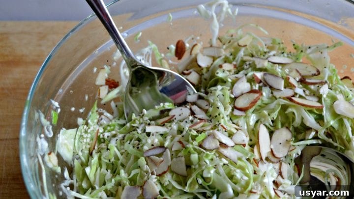 Image for Almond Sesame Coleslaw