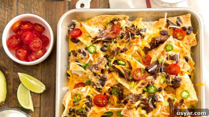Bourbon Pot Roast Nachos - Instant Pot - Sarcastic Cooking
