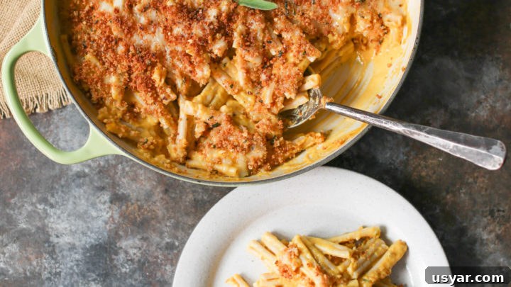 Image for Three Cheese Pumpkin Mac with Pancetta and Sage