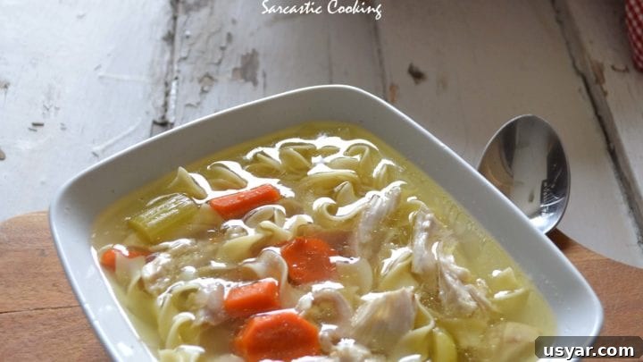 mom's homemade chicken noodle soup