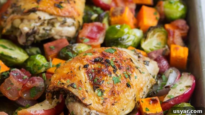 Image for Autumn Chicken Dinner Recipe {One Pan!} - Cooking Classy