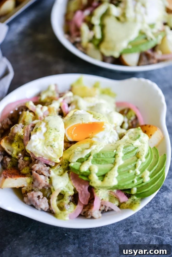 Loaded Breakfast Fries with Eggs Bacon and Cheese 2 loaded breakfast fries