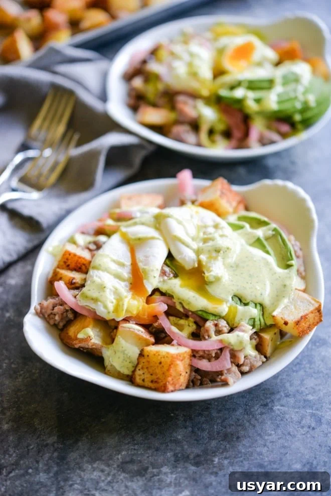 Loaded Breakfast Fries with Eggs Bacon and Cheese 5 loaded breakfast fries