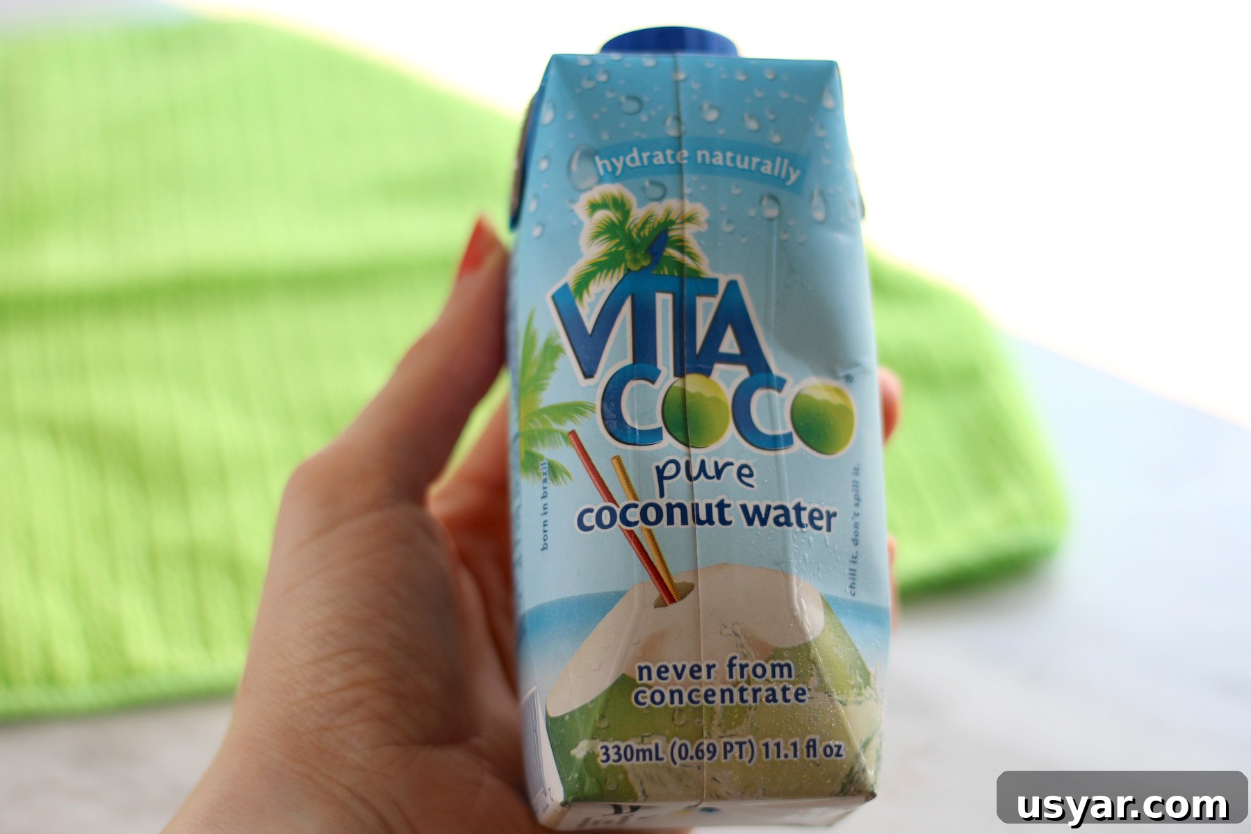 Sparkling Watermelon Mint Agua Fresca with coconut water for a naturally hydrating summer drink