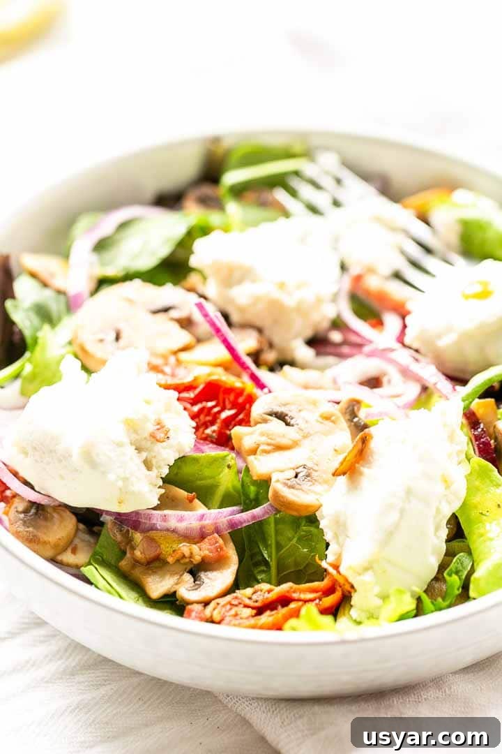 Goat Cheese Salad with Beets and Walnuts 2 This goat cheese salad recipe is a great lunch recipe. You can also serve it as a starter or you can serve as a dinner.