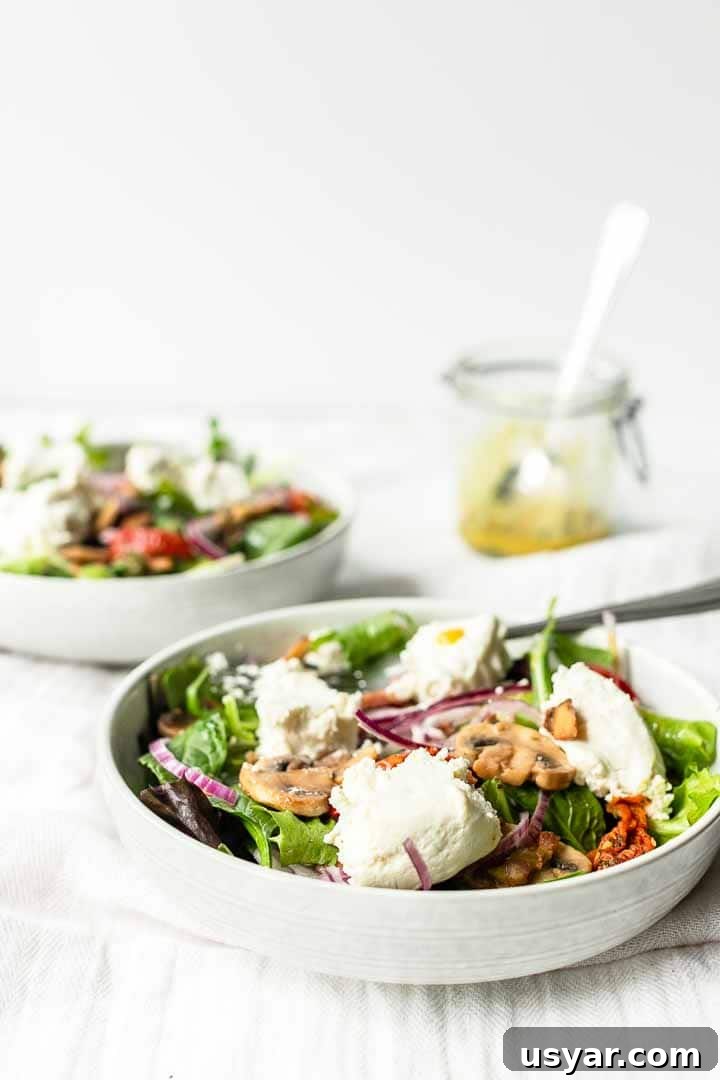 Goat Cheese Salad with Beets and Walnuts 4 This goat cheese salad recipe is a great lunch recipe. You can also serve it as a starter or you can serve as a dinner.