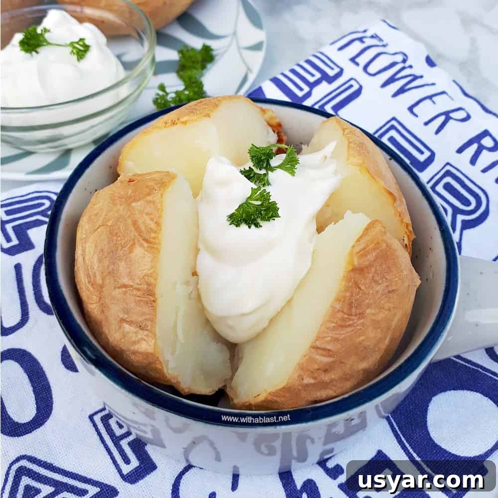 Perfect AirFryer Baked Potatoes