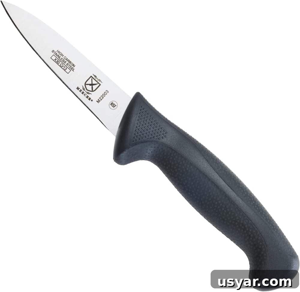 10 Time-Saving Kitchen Tools for Busy Moms 6 Paring knife cutting fruit