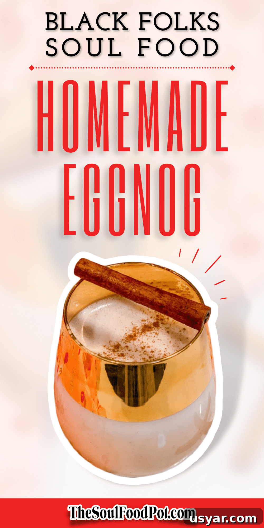 Black Folks Soul Food Homemade Eggnog