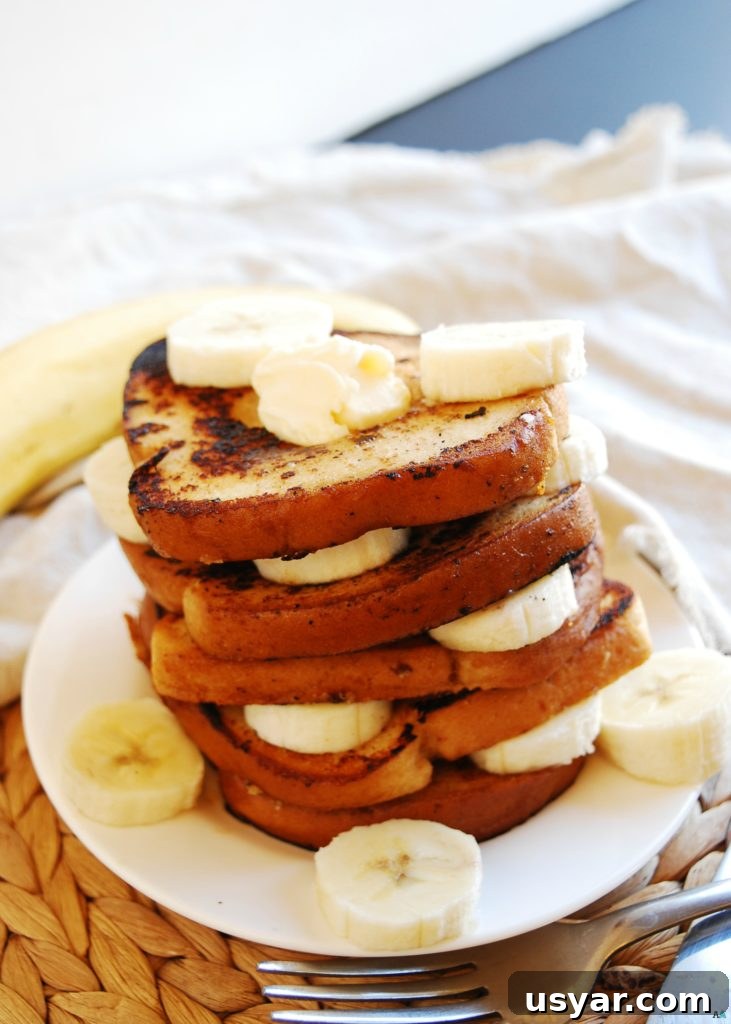 Gluten-Free Vegan Banana French Toast Recipe 4 Vegan Banana French Toast (Gluten, dairy, egg, soy, peanut & tree nut free; top 8 free) Breakfast recipe