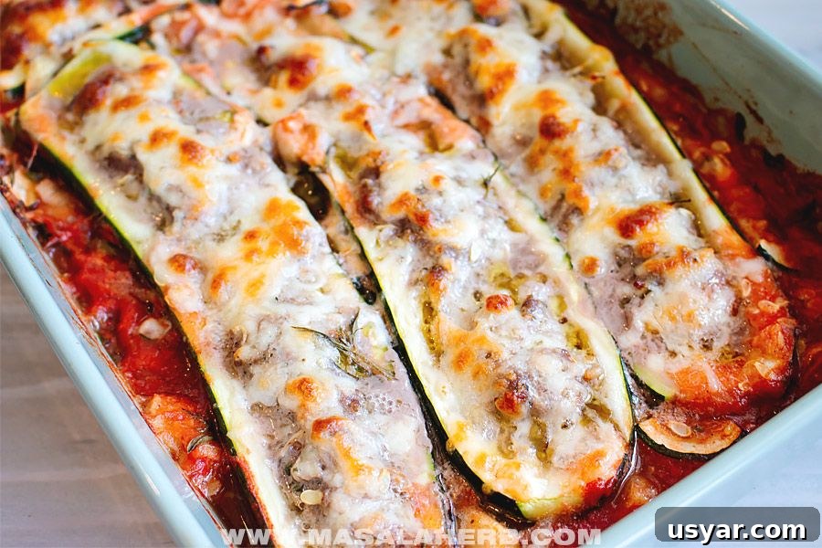 51 Dinner Ideas for Tonight: Quick, Delicious Recipes 33 Ground Beef Stuffed Zucchini Boats