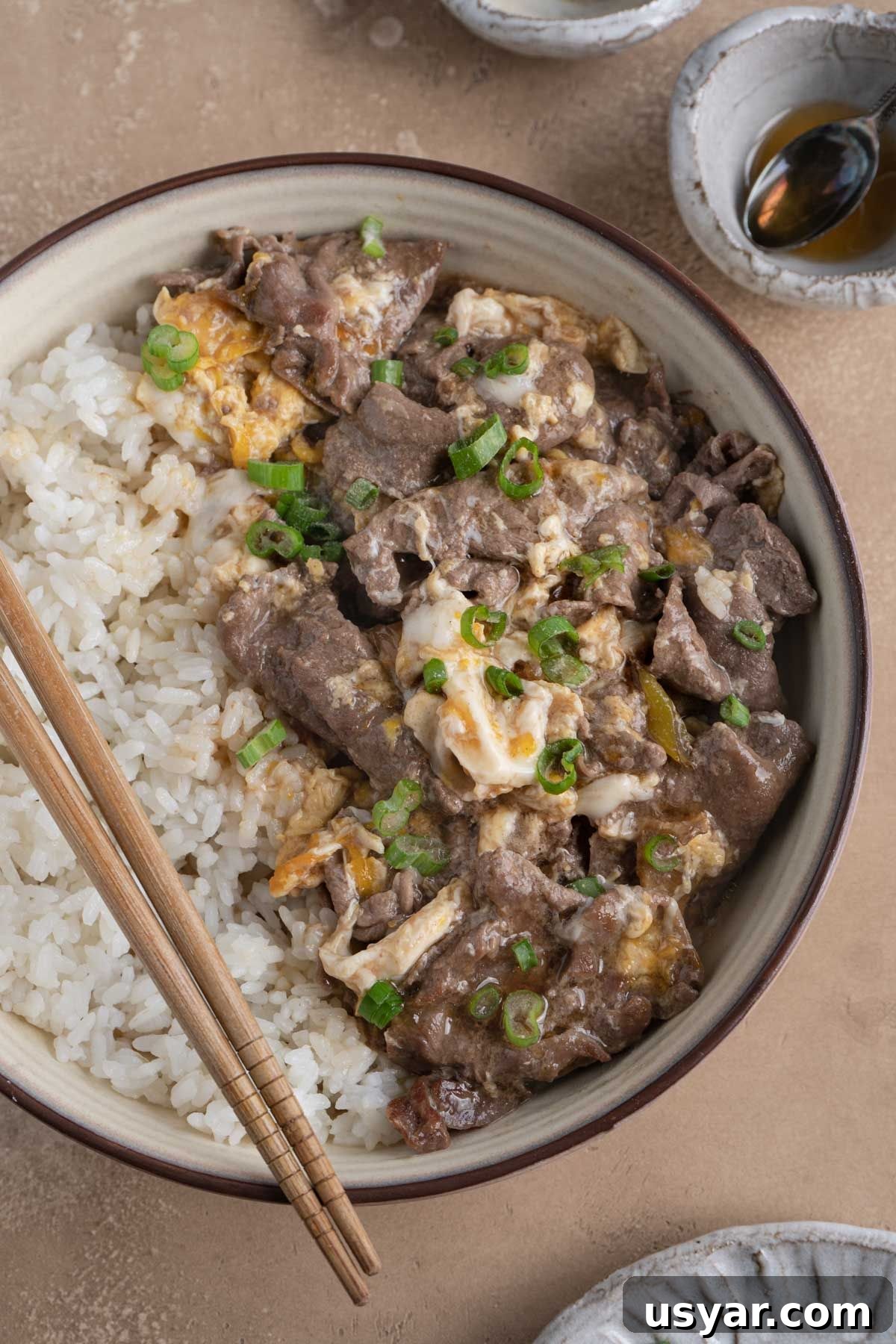 51 Dinner Ideas for Tonight: Quick, Delicious Recipes 47 Beef and Egg Rice Bowl