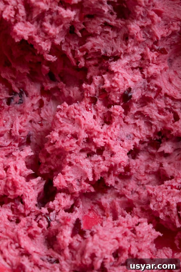 Whipped Cranberry Honey Butter Recipe 7 Fluffy whipped cranberry honey butter ready to serve.