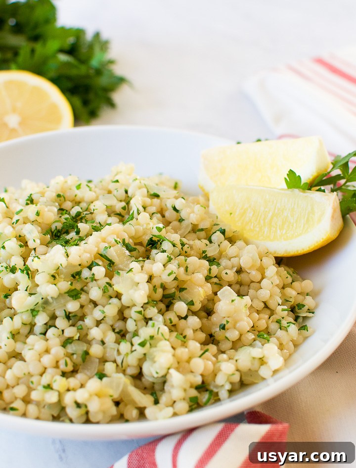 Mediterranean Herbed Couscous Recipe with Lemon and Parsley 3 herbed couscous recipe