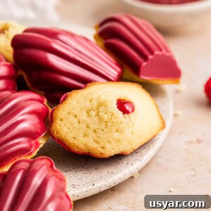 Raspberry Madeleines