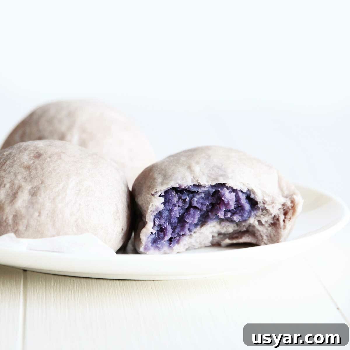 Vegan Purple Sweet Potato Steamed Buns Recipe 3 How to Make Purple Sweet Potato Steamed Buns (Healthy Vegan Recipe!)